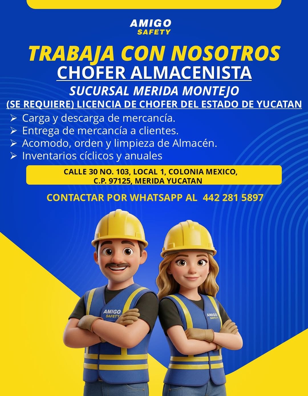 Chofer Almacenista