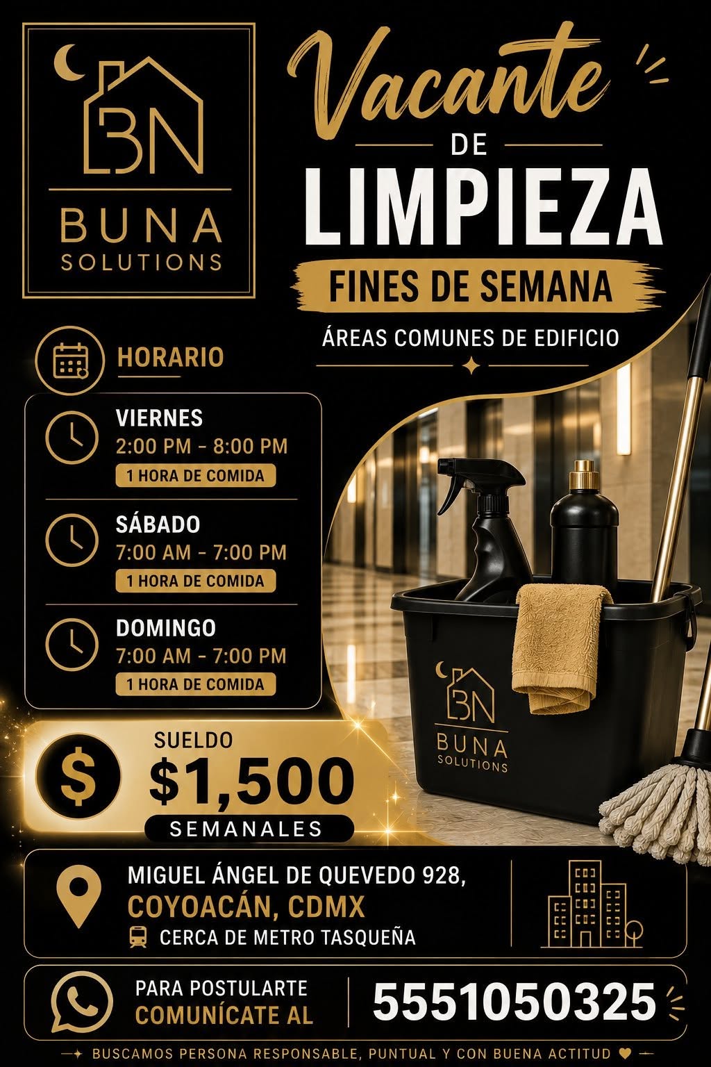 Trabajador de Limpieza