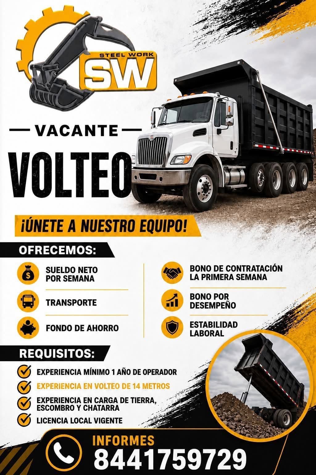 Operador de Volteo
