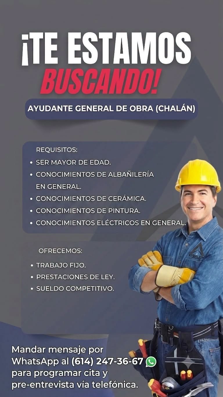 Chalán de albañil