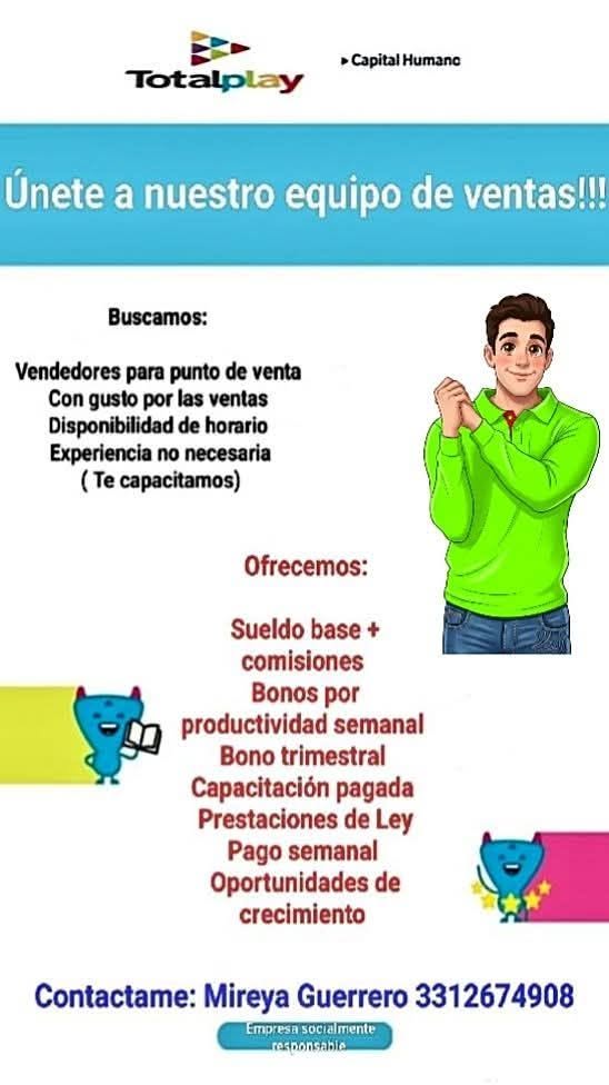 Trabajo en ventas de internet