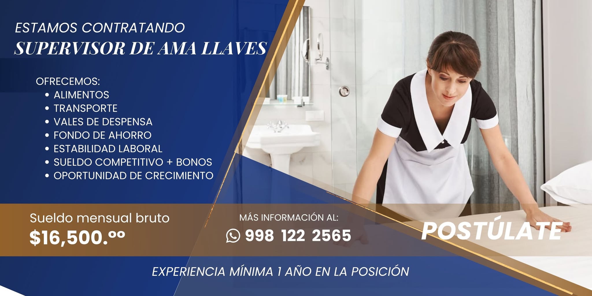 Supervisor(a) de Ama de Llaves