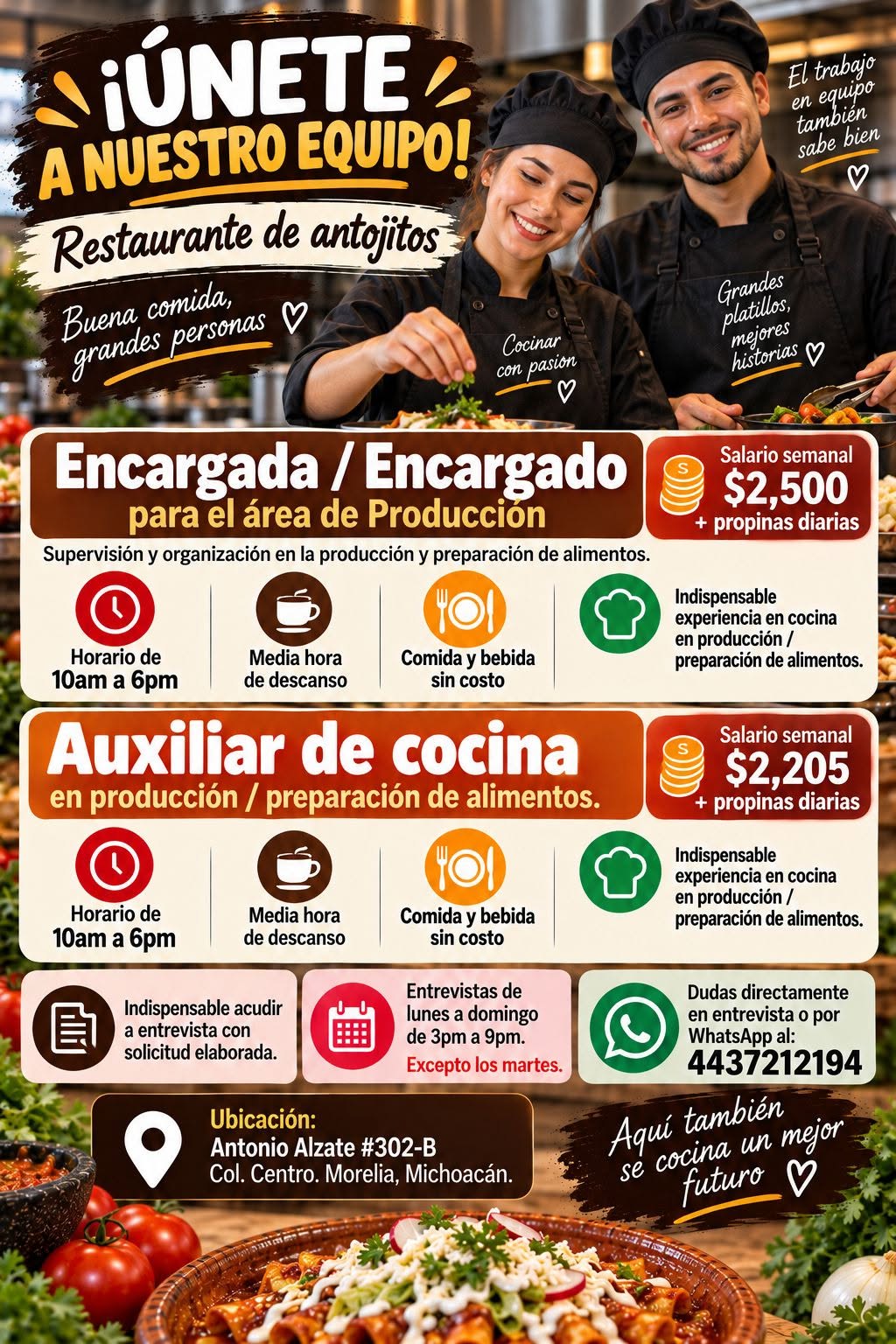 Encargado de Cocina