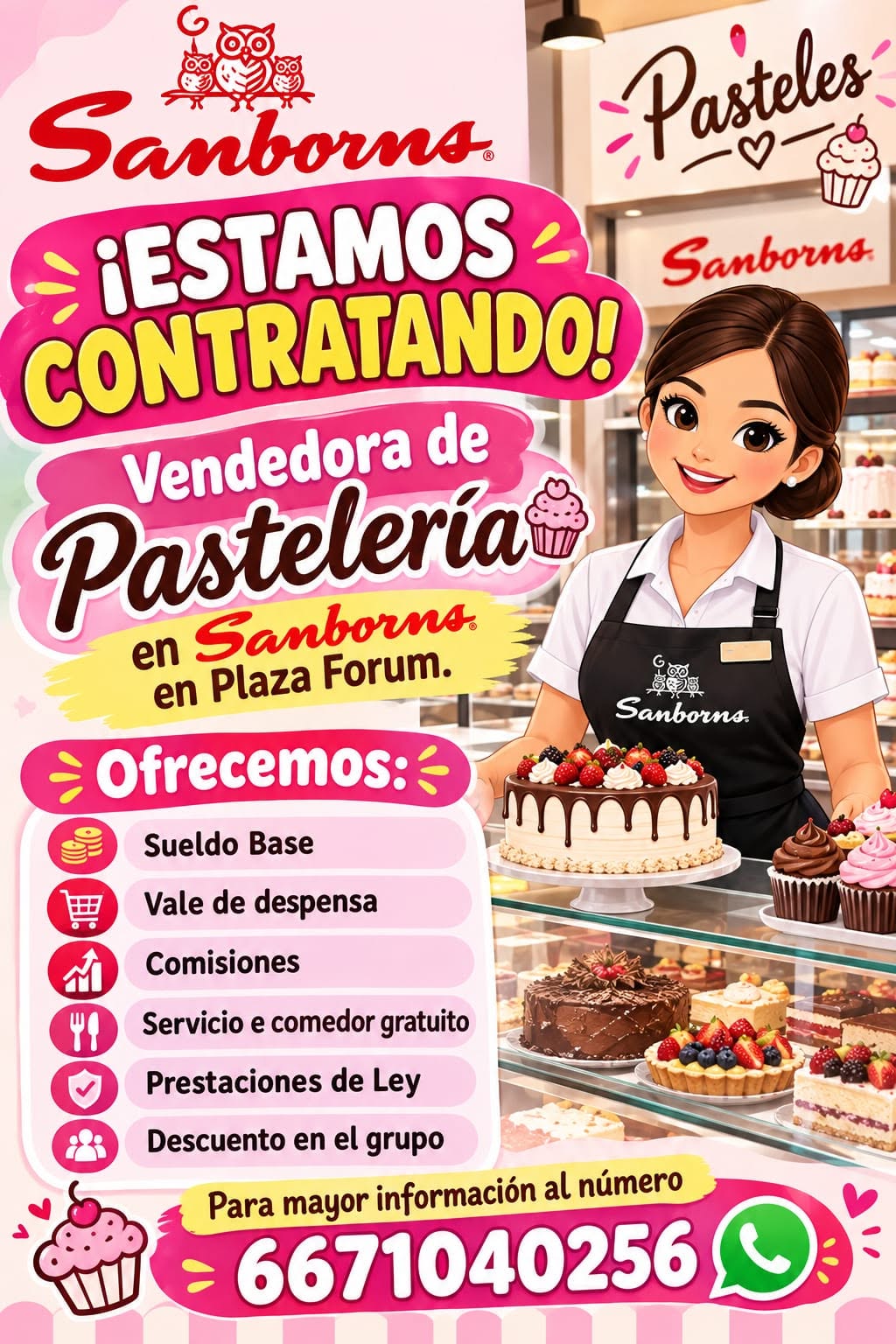 Vendedora de Pastelería