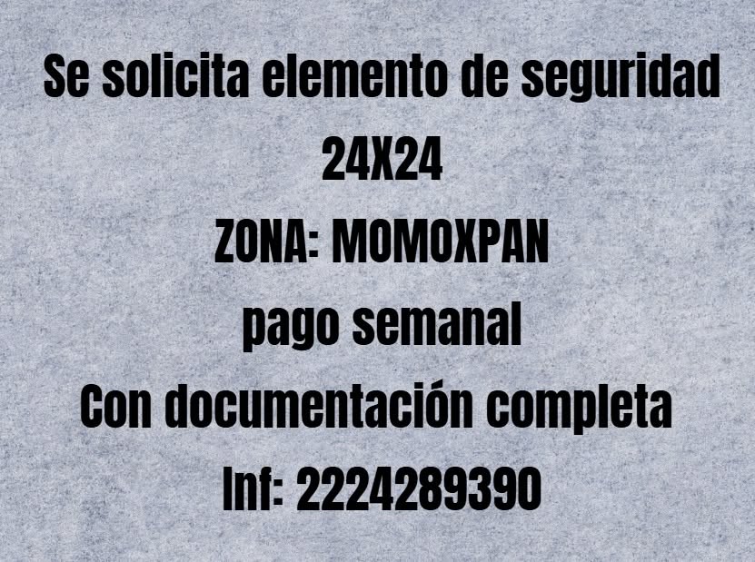 Vacante disponible