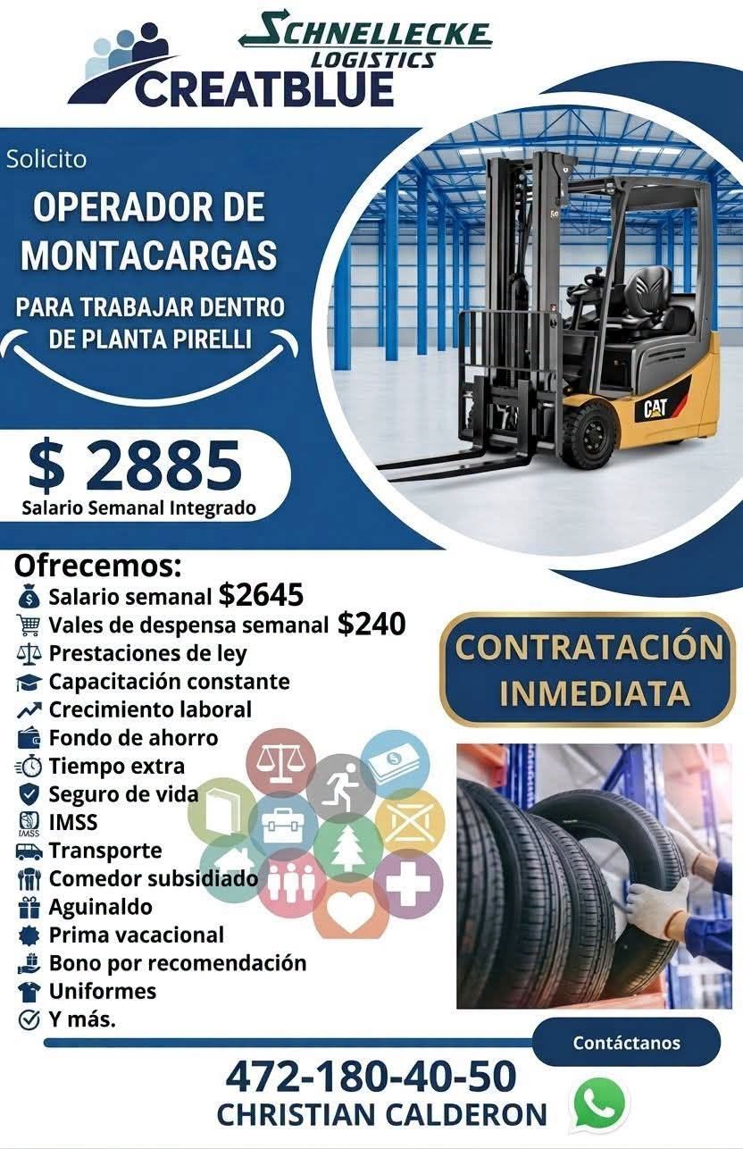 Operador de Montacargas