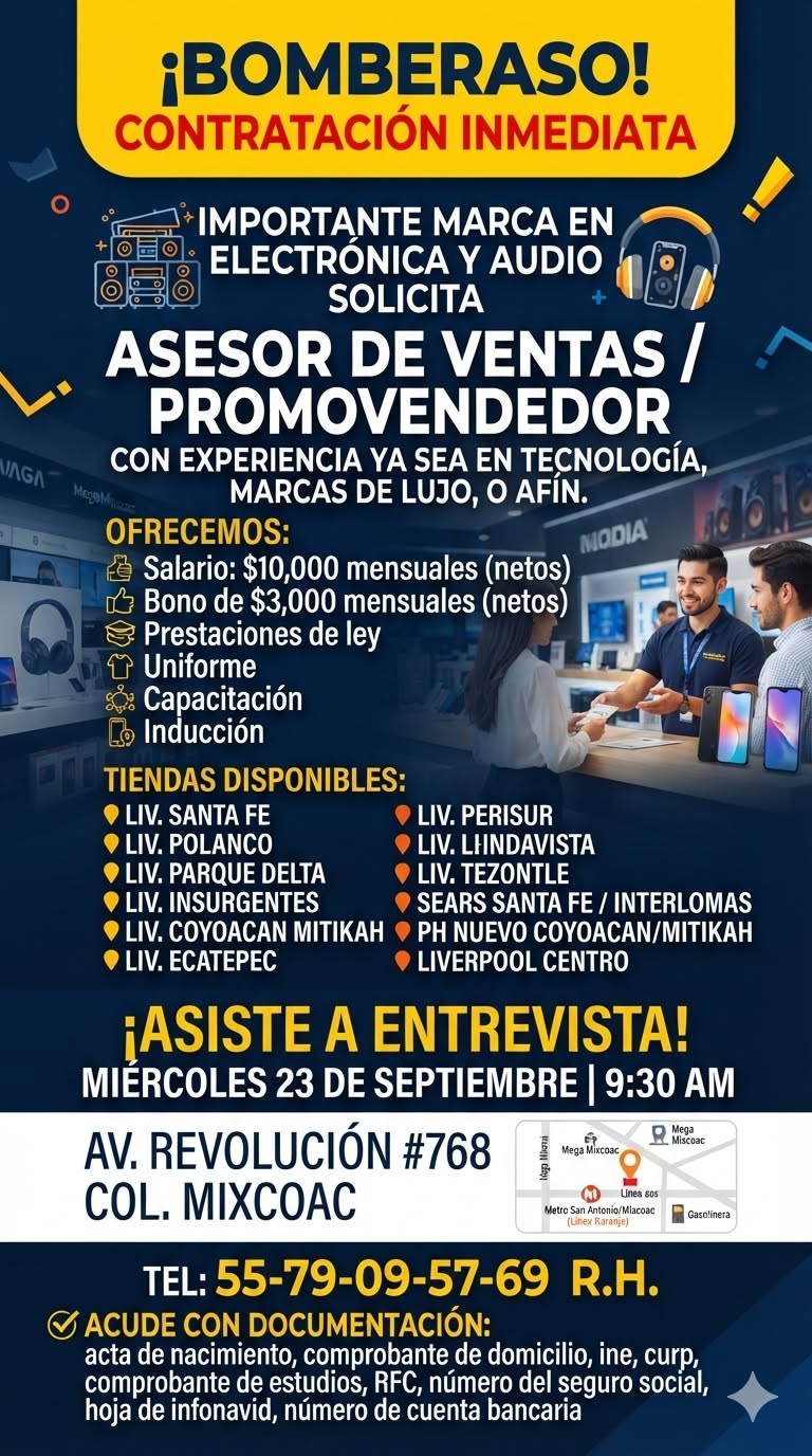 Vacante disponible