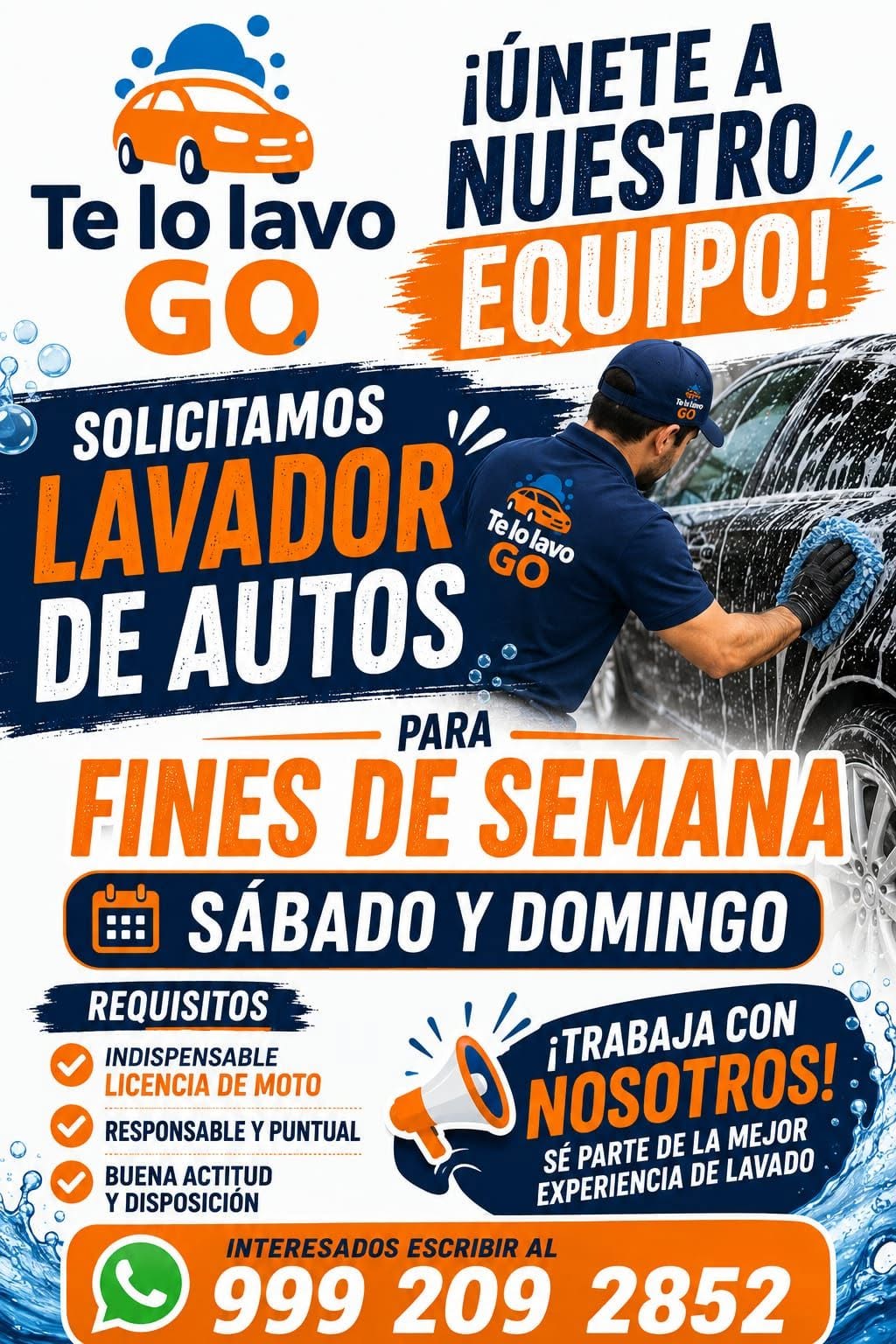 Lavador de Autos a Domicilio