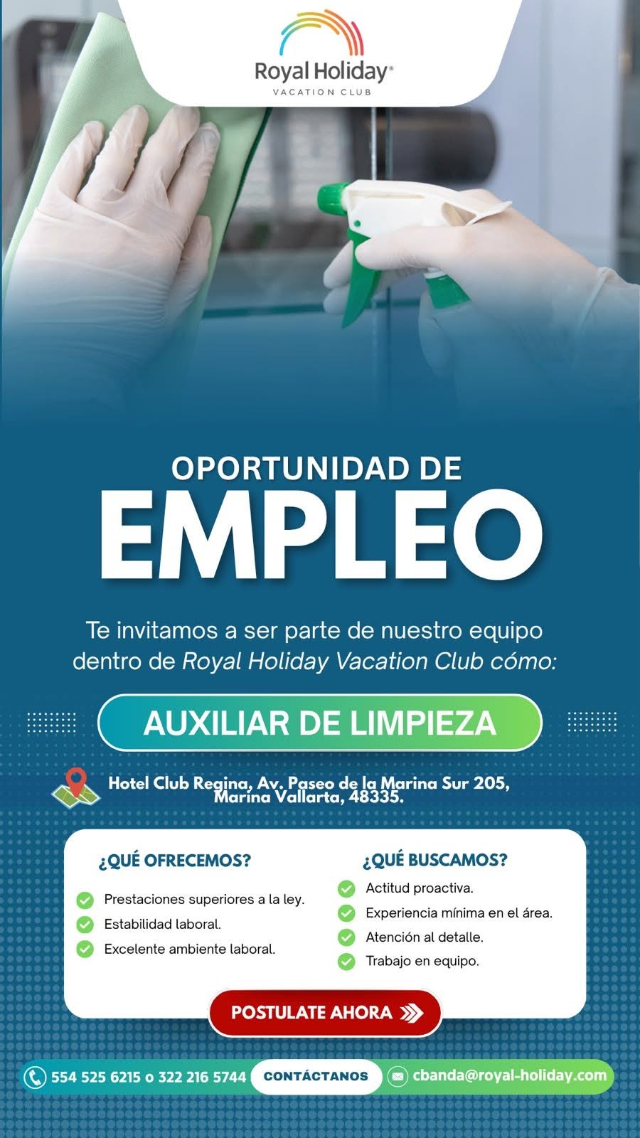Auxiliar de Limpieza