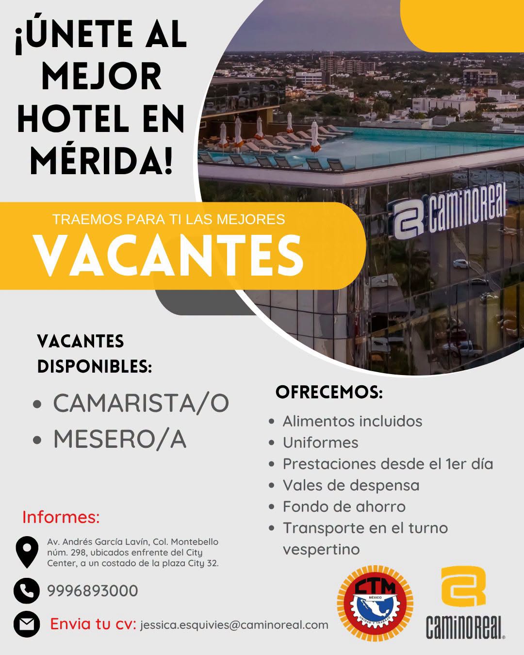 Vacante disponible