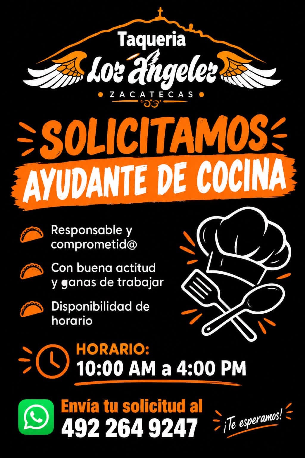 Ayudante de Cocina