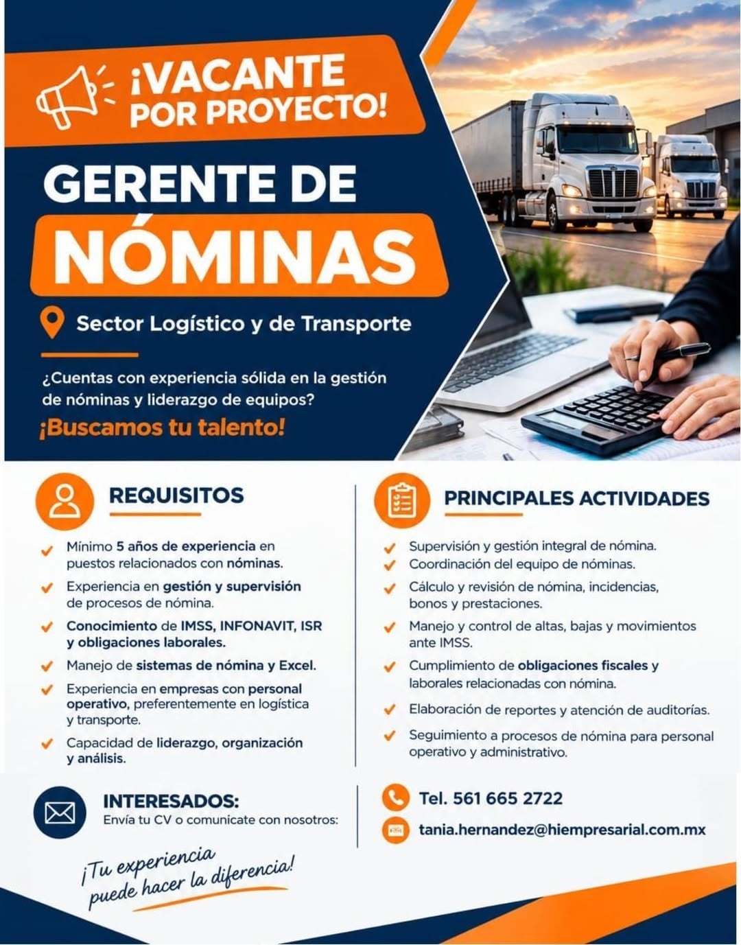 Gerente de Nóminas