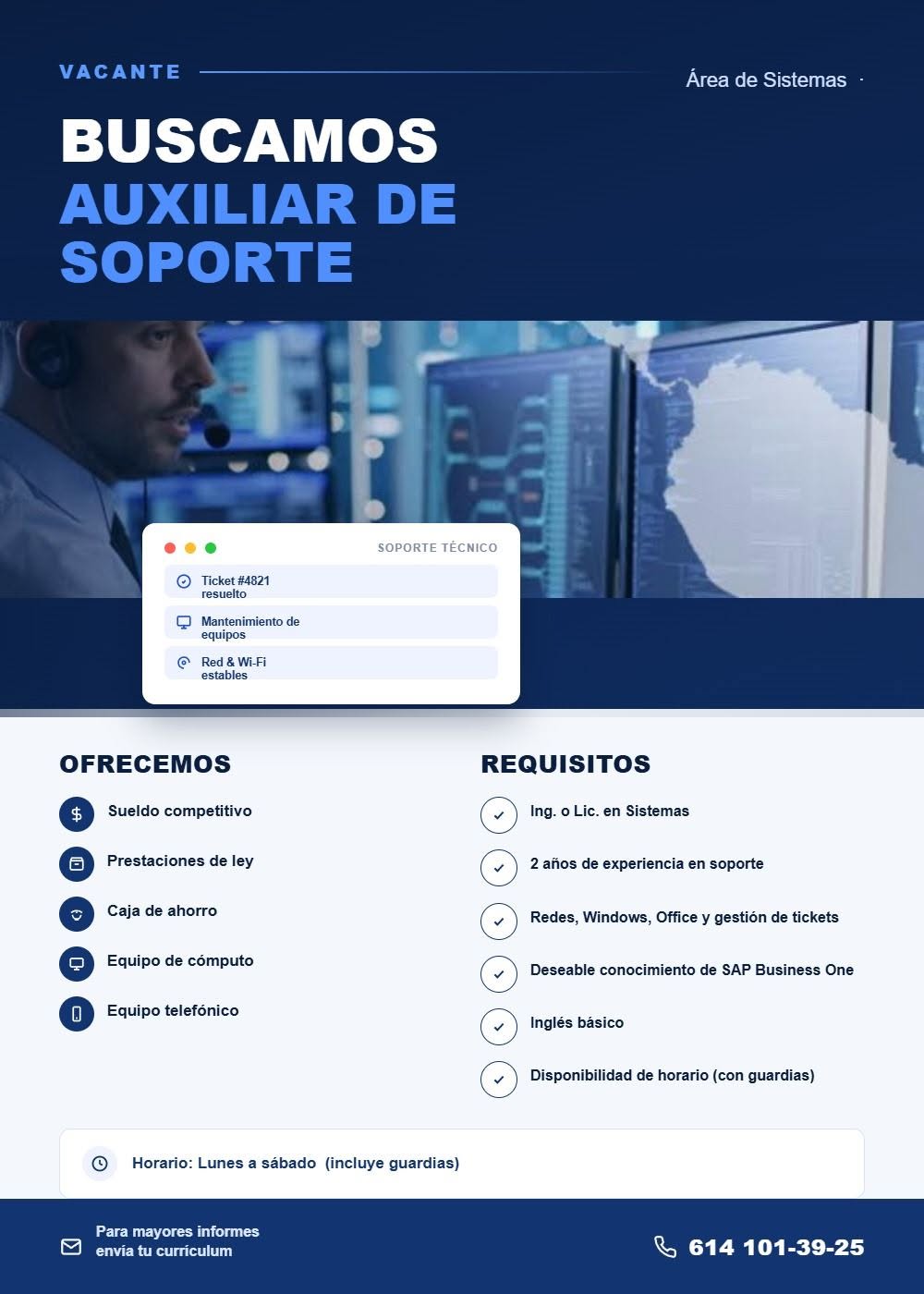 Vacante disponible