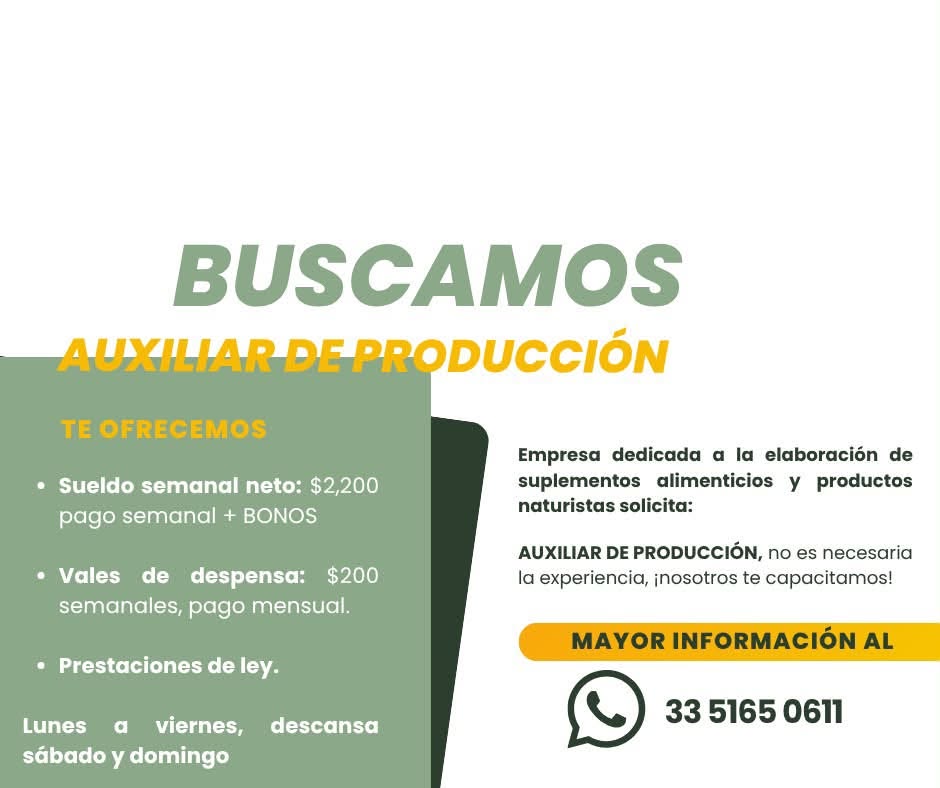 Vacante disponible