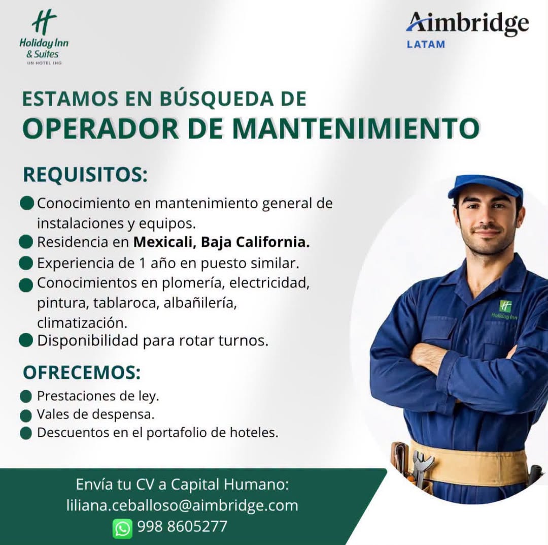 Operador en Mantenimiento