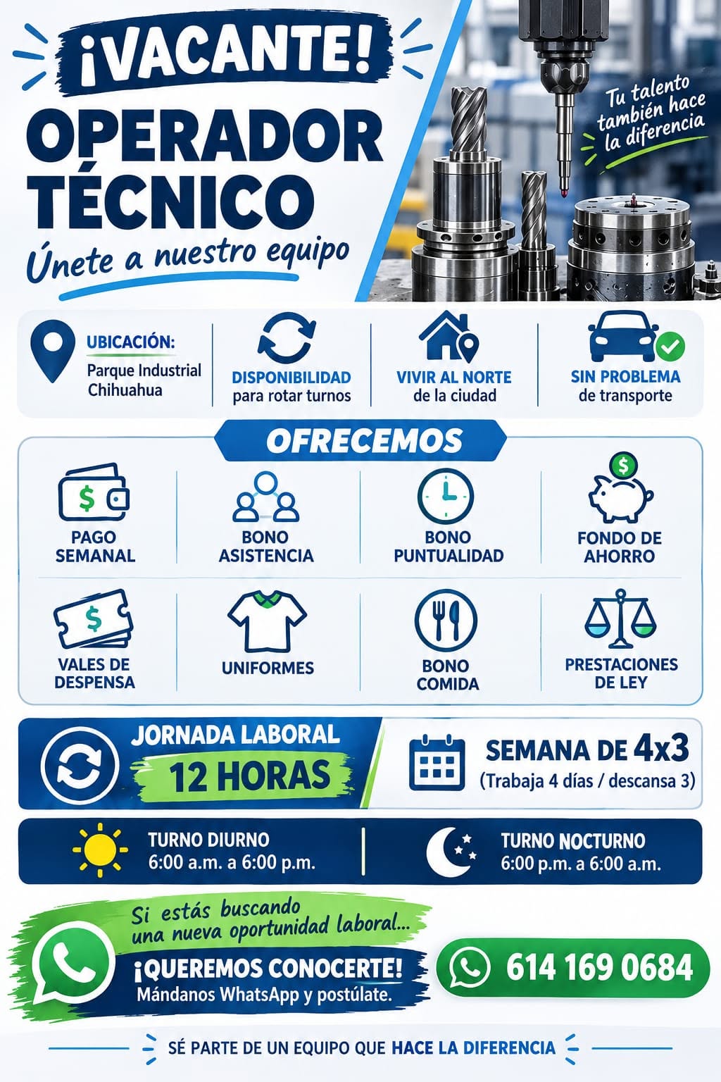 Vacante disponible