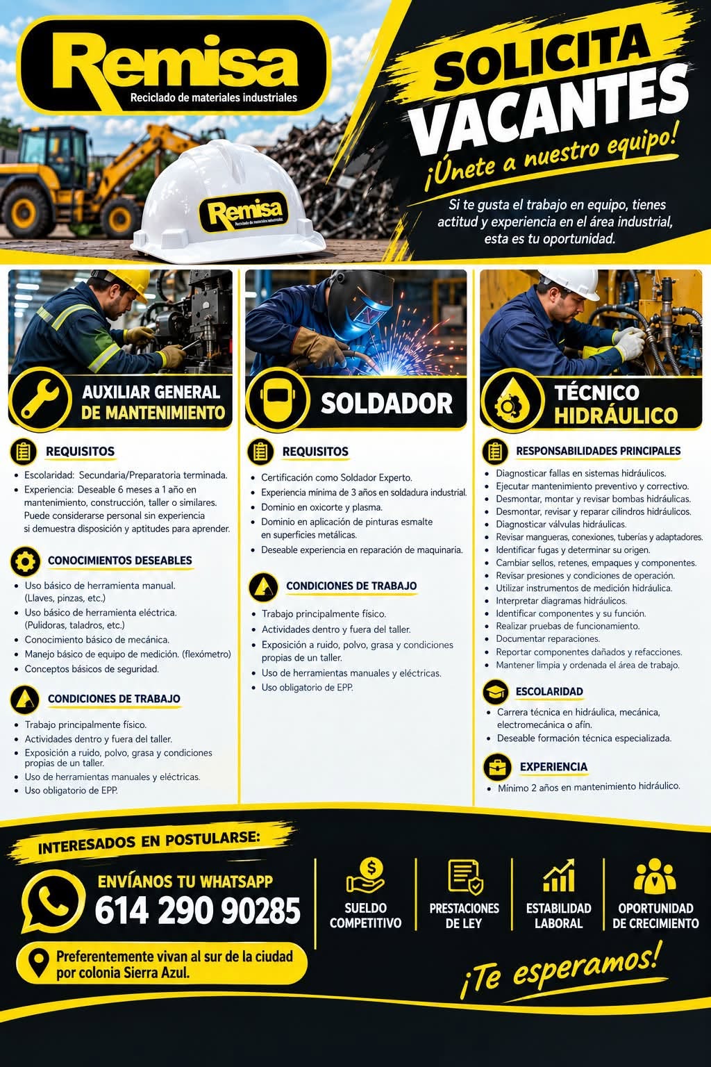 Vacante disponible