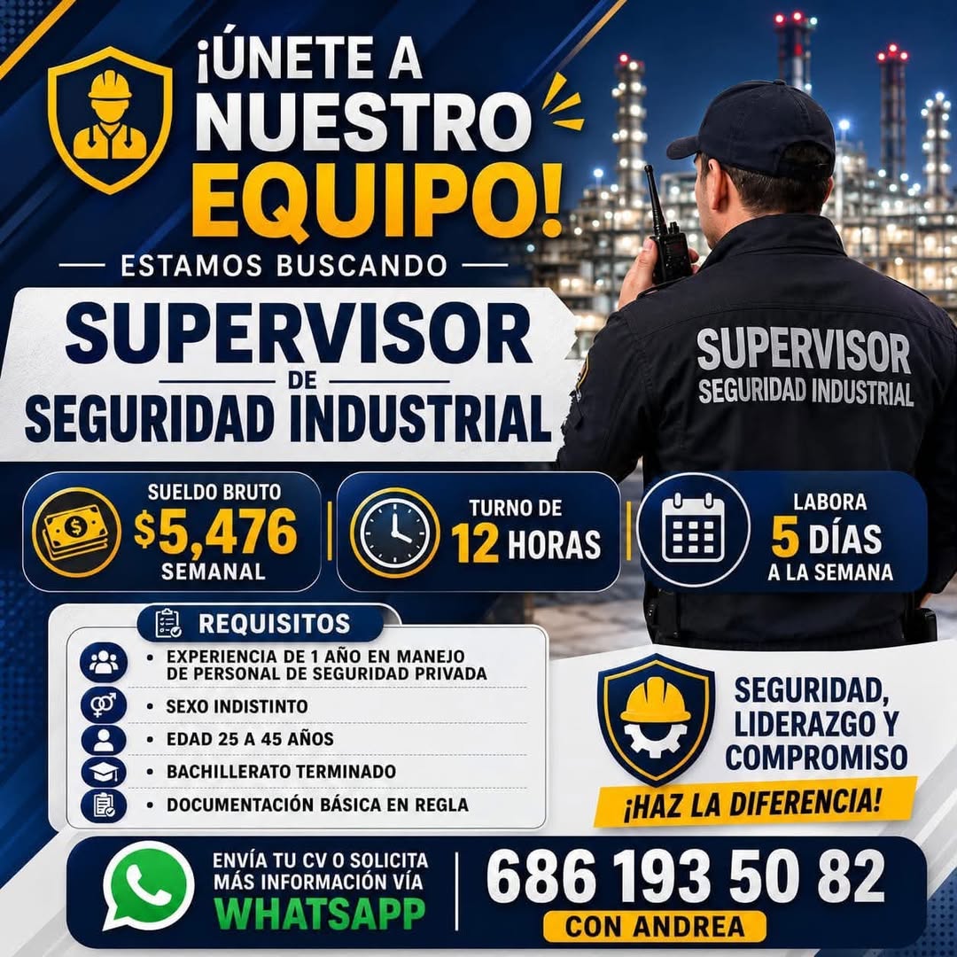 Supervisor de Seguridad Industrial