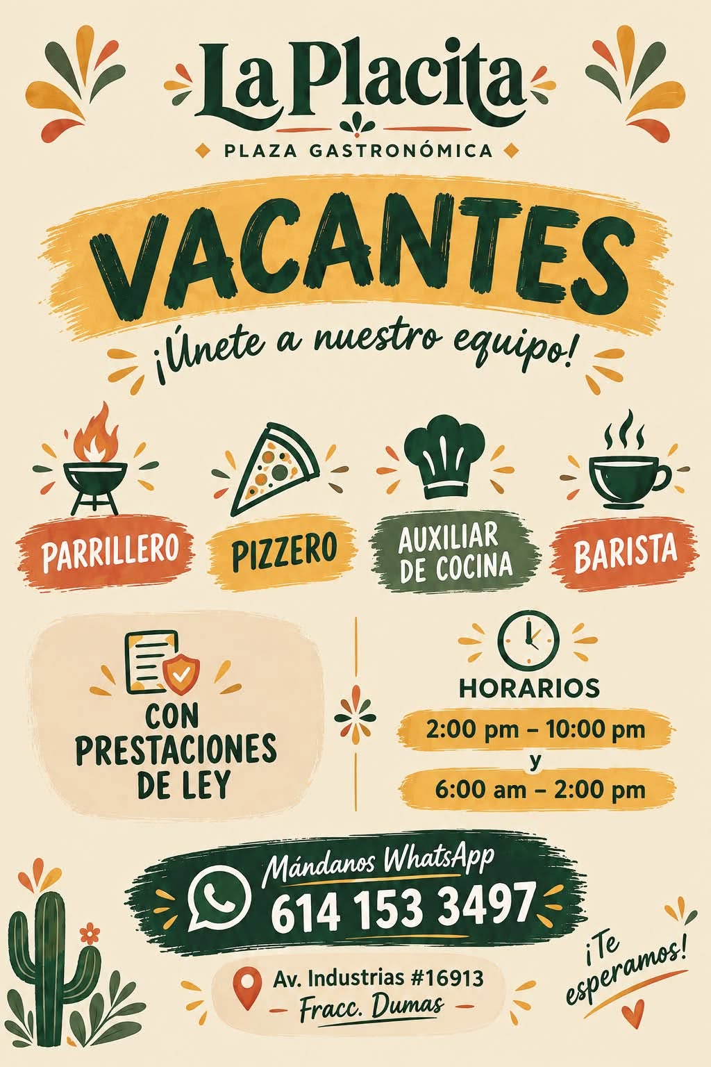 Vacante disponible