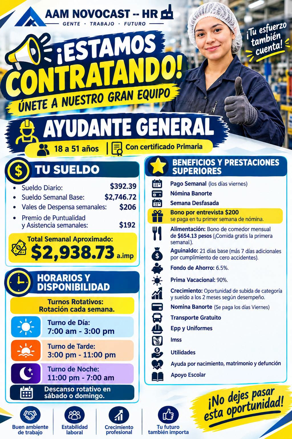 Vacante disponible