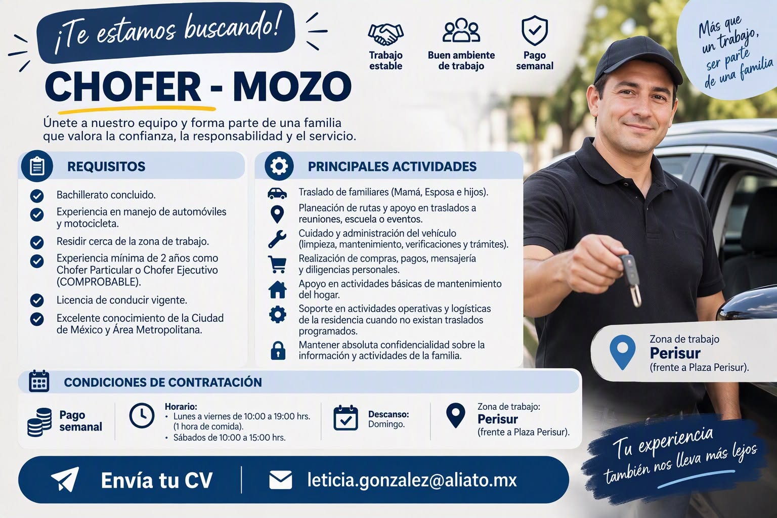 Chofer/Mozo