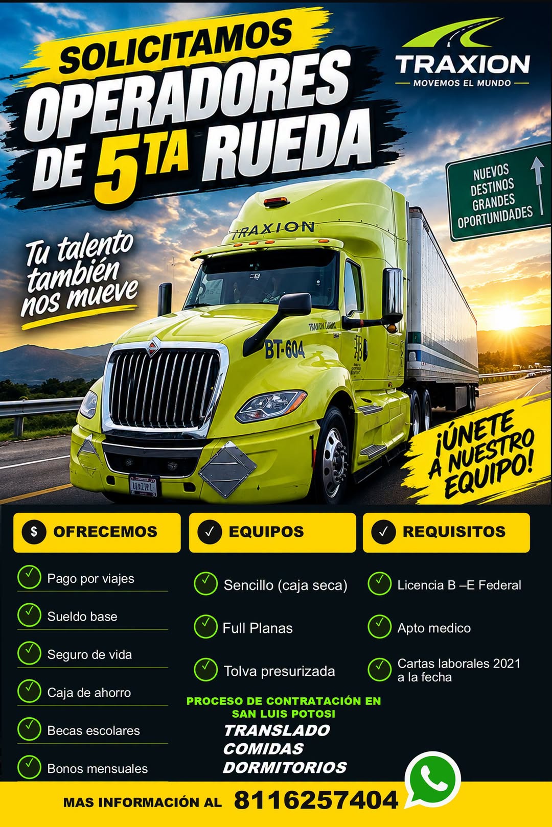 Operador de 5ta Rueda