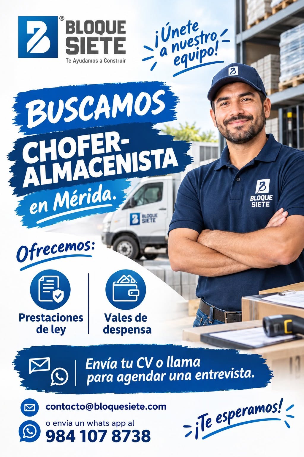 Chofer-Almacenista