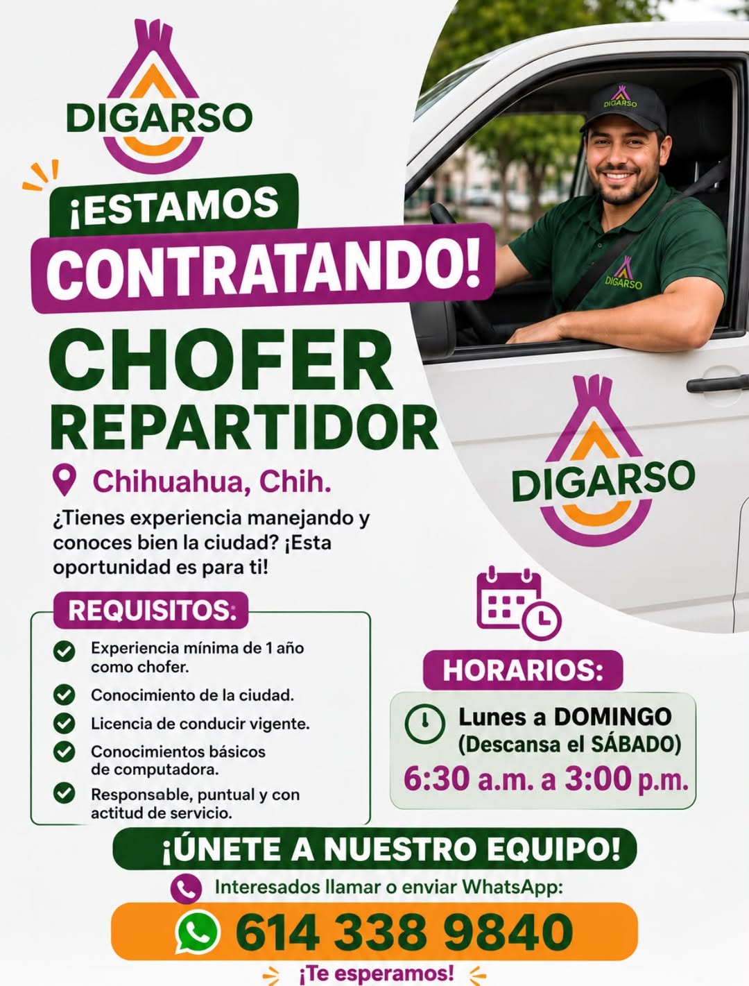 Chofer Repartidor
