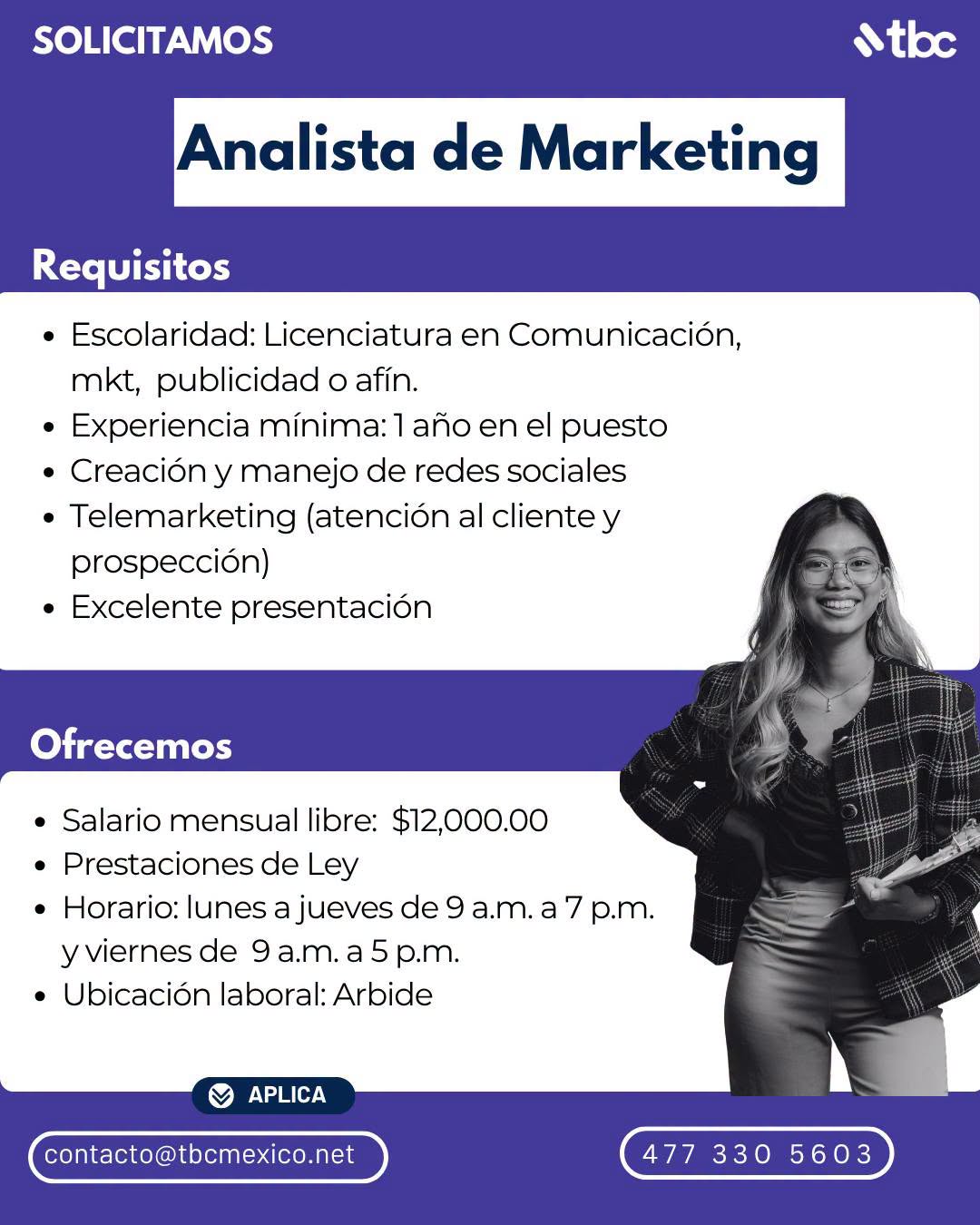 Analista de Marketing