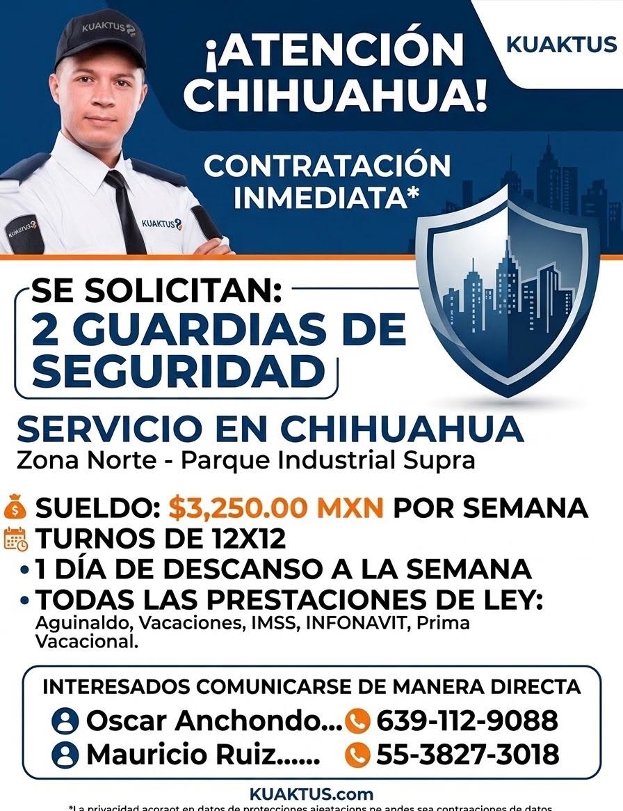 Vacante disponible