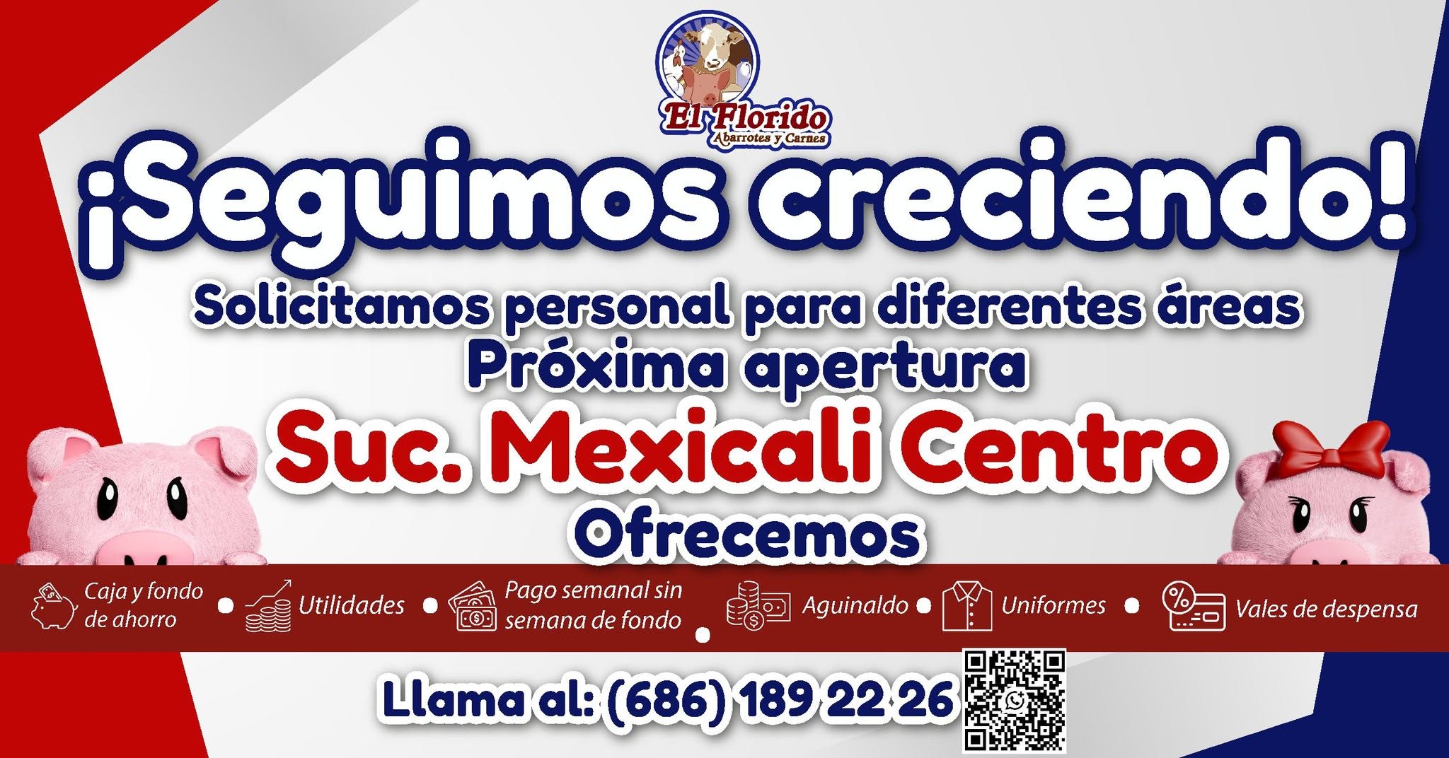 Personal para nueva sucursal