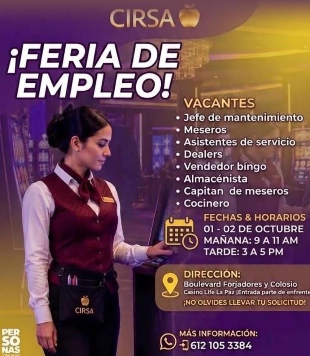 Vacante disponible