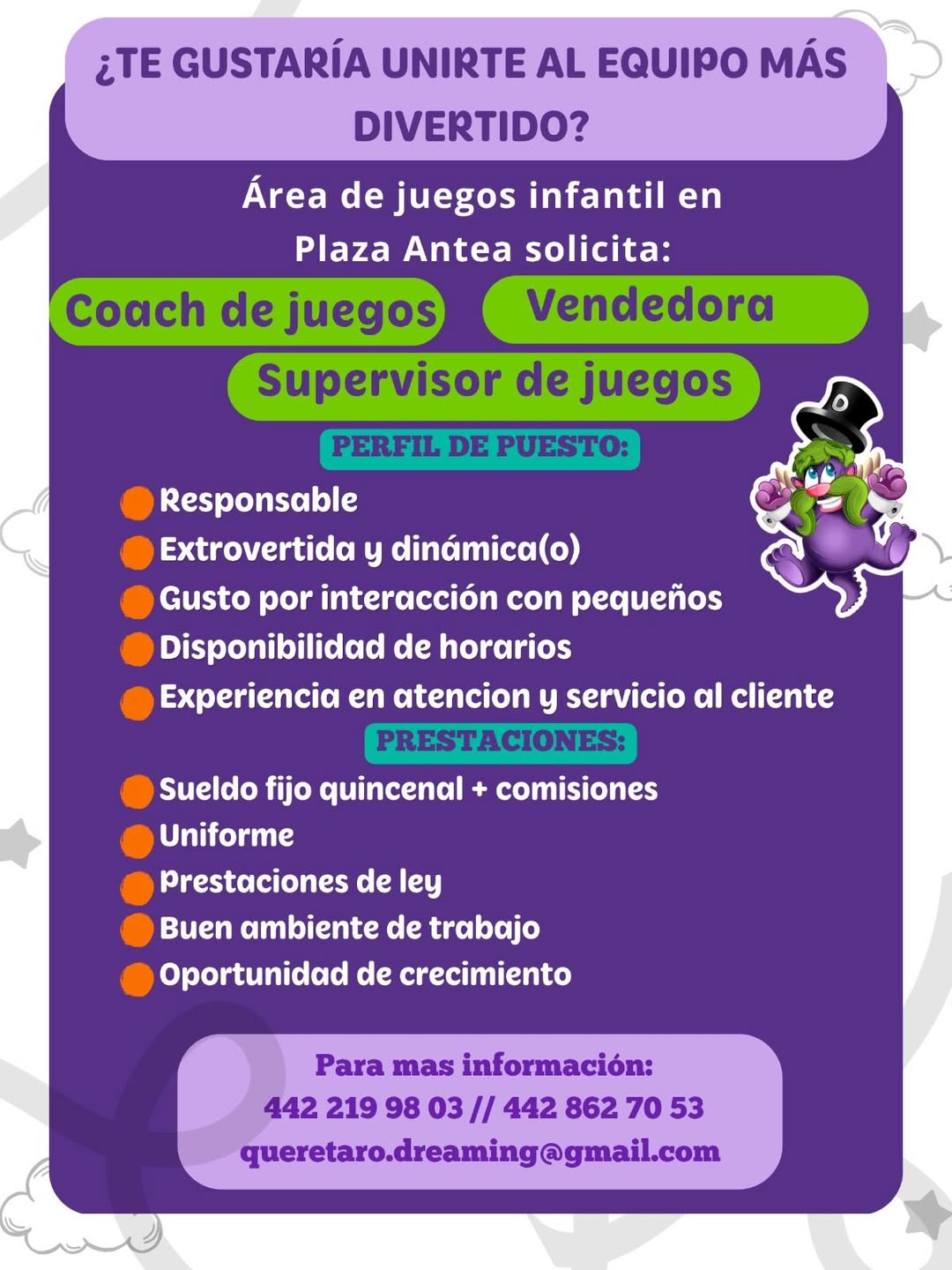 Vacante disponible