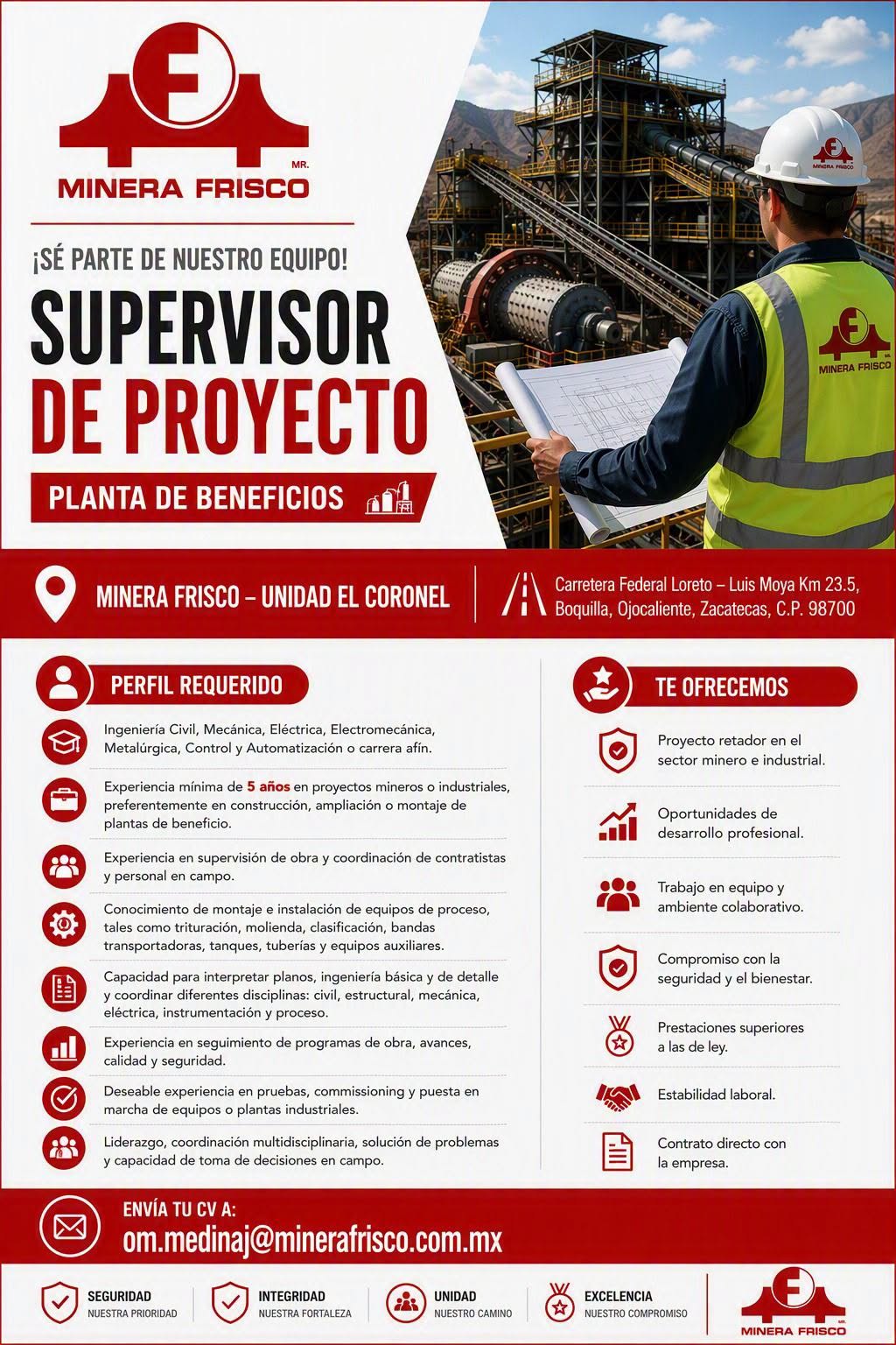 Vacante disponible
