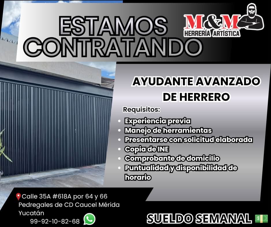 Ayudante Avanzado de Herrero