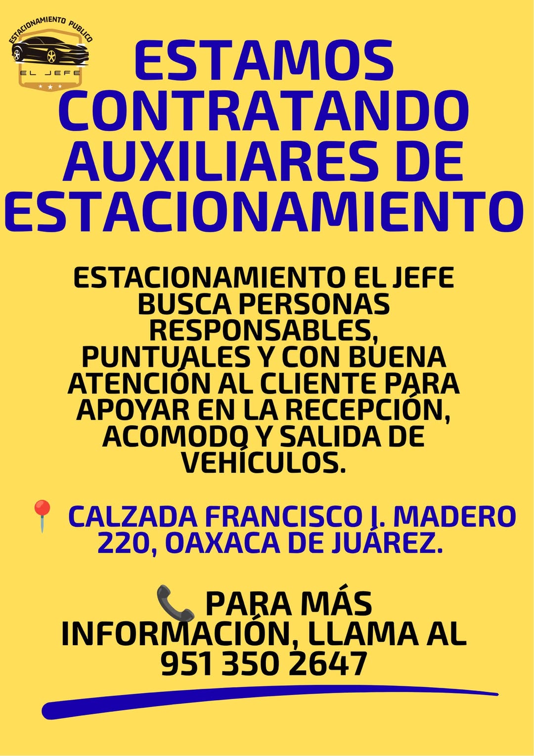 Auxiliar de Estacionamiento