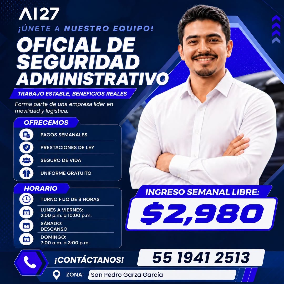 Oficial de Seguridad Administrativo