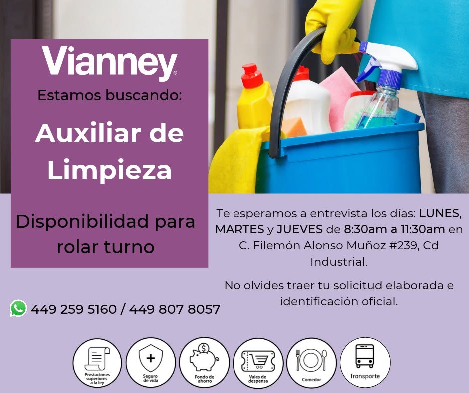 Auxiliar de Limpieza