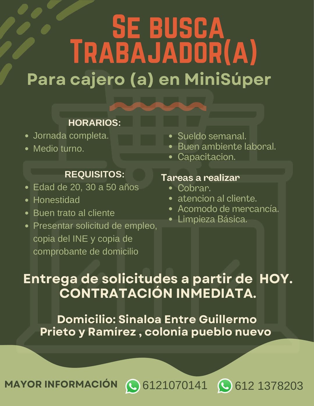 Vacante disponible