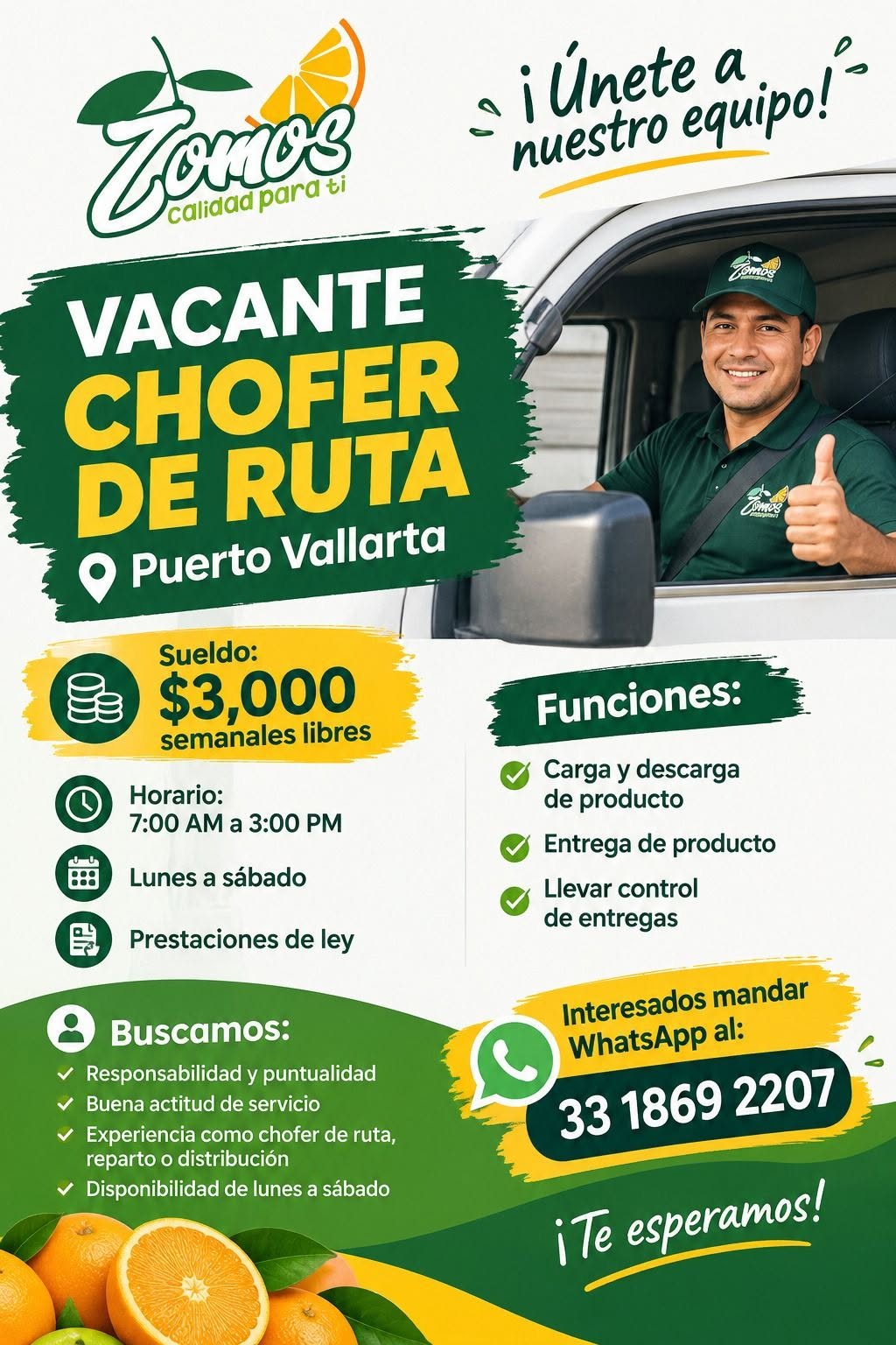 Vacante disponible