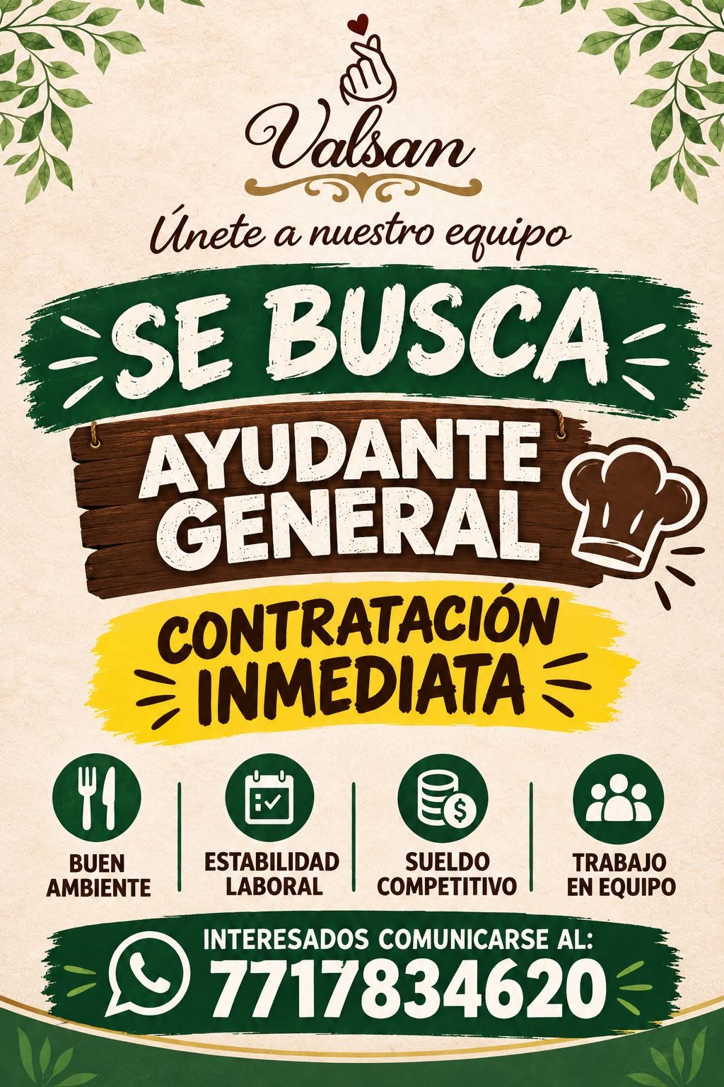 Vacante disponible
