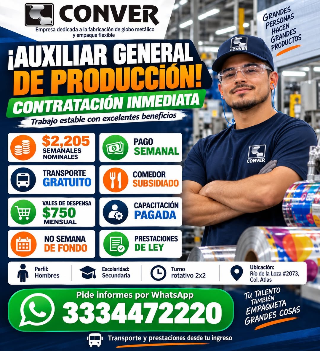 Vacante disponible