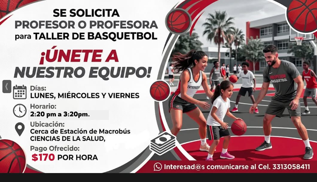 Profesor(a) de Taller de Básquetbol