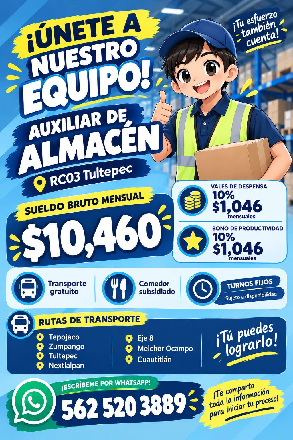 Auxiliar de Almacén