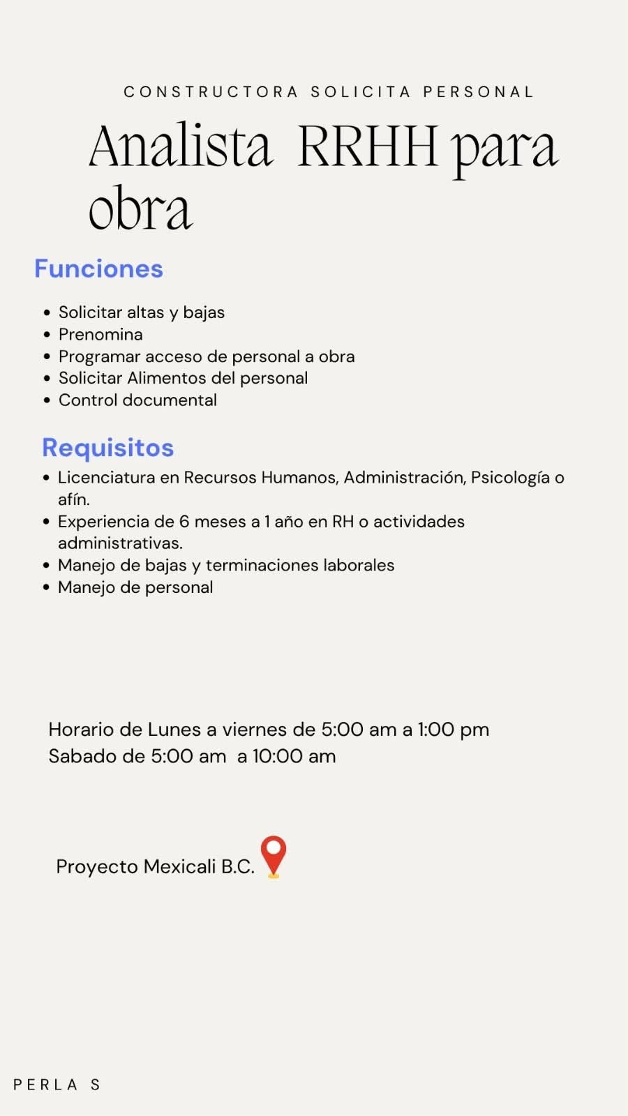 Analista de Recursos Humanos