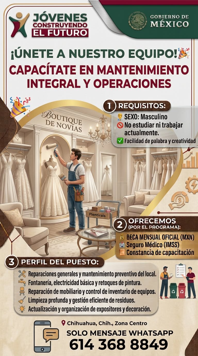 Mantenimiento en Tienda de Novias