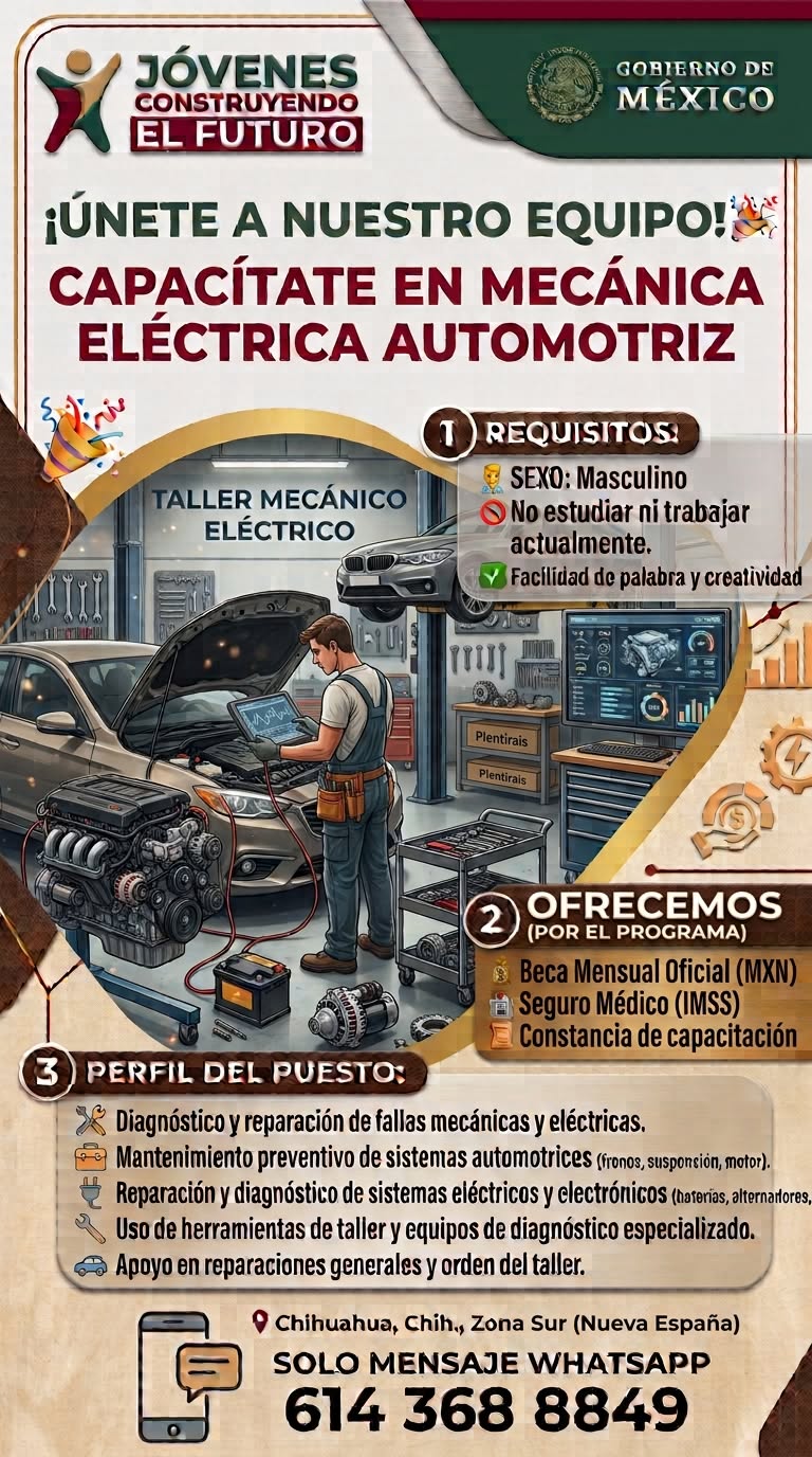 Ayudante de Taller Mecánico