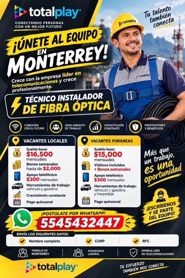 Técnico Instalador de Fibra Óptica