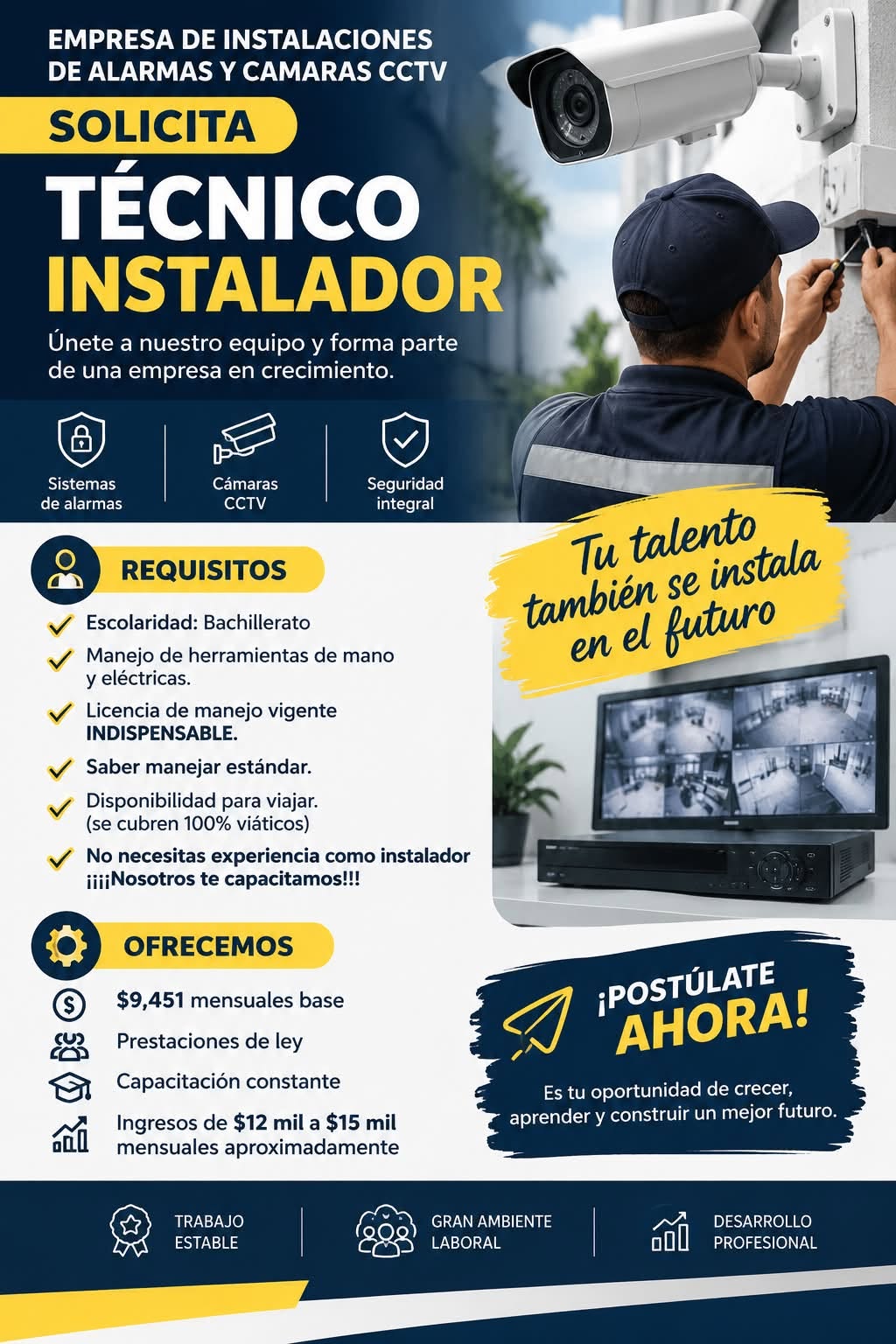 Técnico Instalador