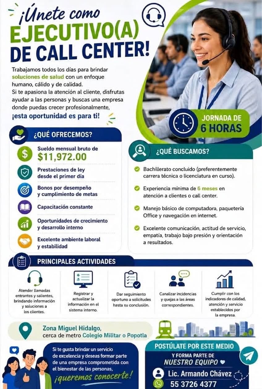Vacante disponible
